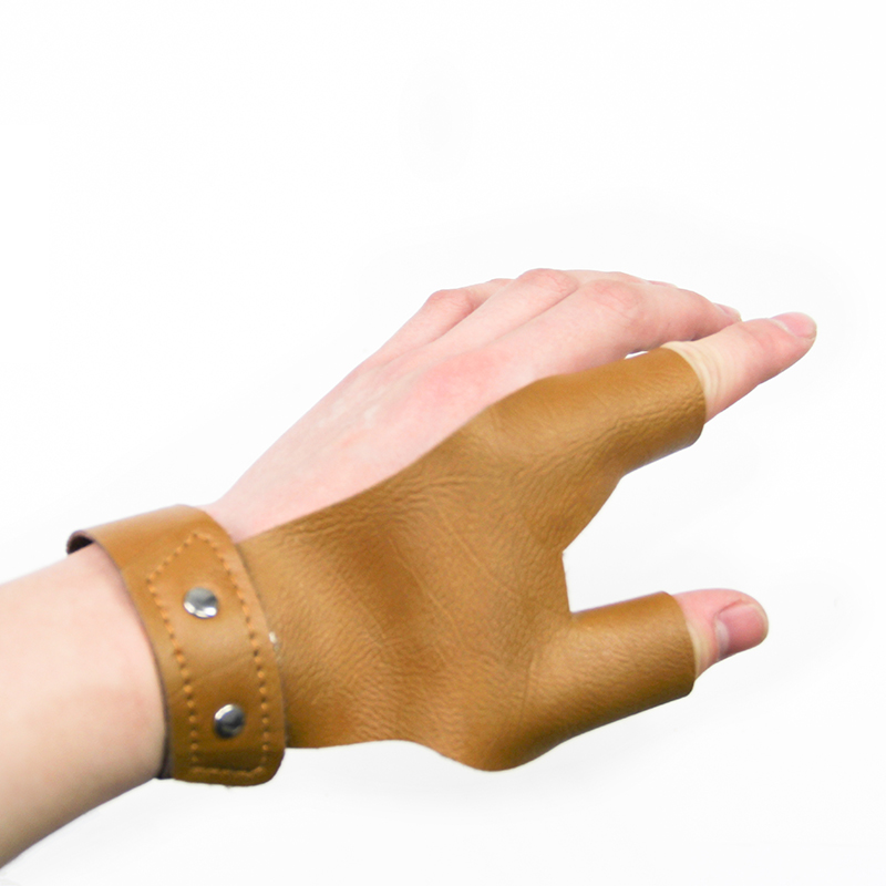 Real cow leather handsewn archery armguard bow hand guard left hand protection gloves traditional archery archery and arrow protection