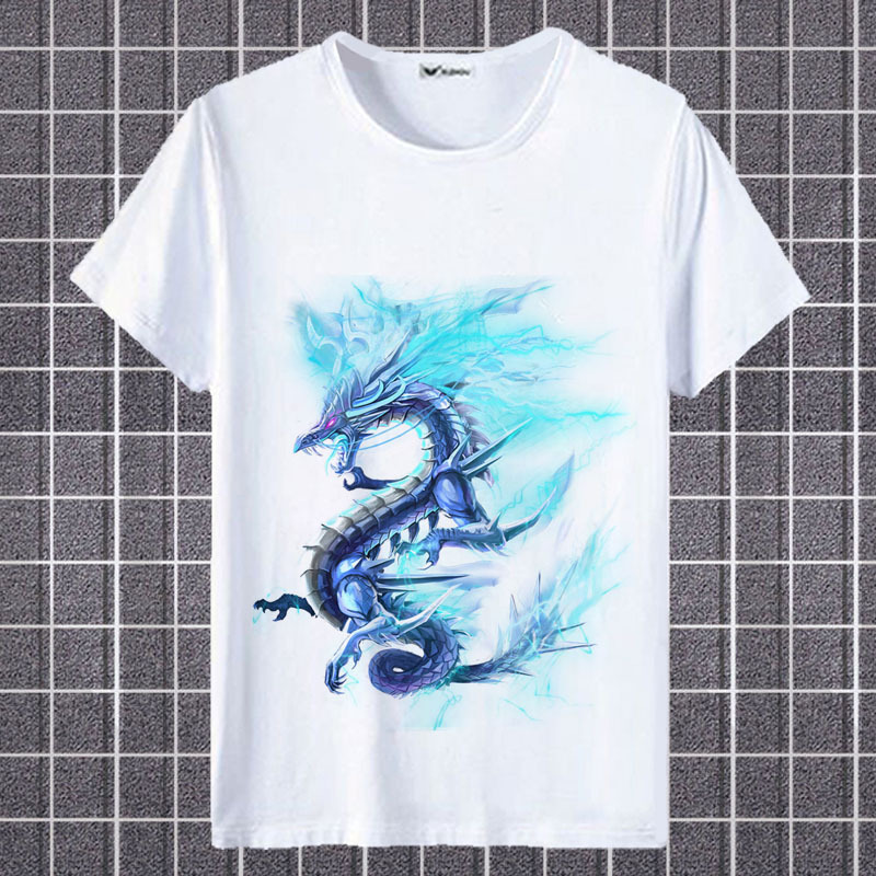 New Chinese Style Dragon Short-Sleeve T-Shirt for Men, Unique and Bold Tattoo Clothing, Casual and Versatile, Trendy for Summer New Chinese Style Dragon Short-Sleeve T-Shirt for Men, Unique and Bold Tattoo Clothing, Casual and Versatile, Trendy for Summer