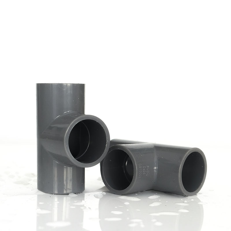 Tee plastic PVC isodiameter three-way plastic PVC to water pipe fittings UPVC to water main 20 20 25 50