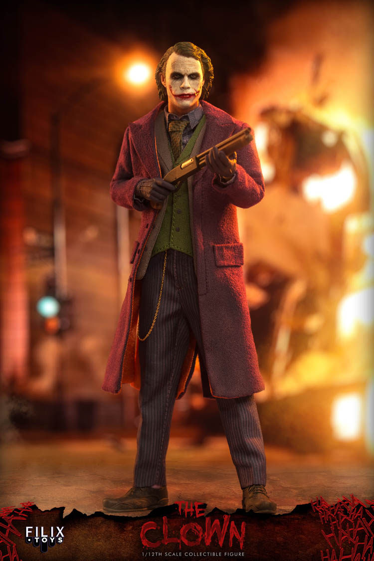 New FILIX TOYS FX004 1/12 Joker Heath Ledger 6