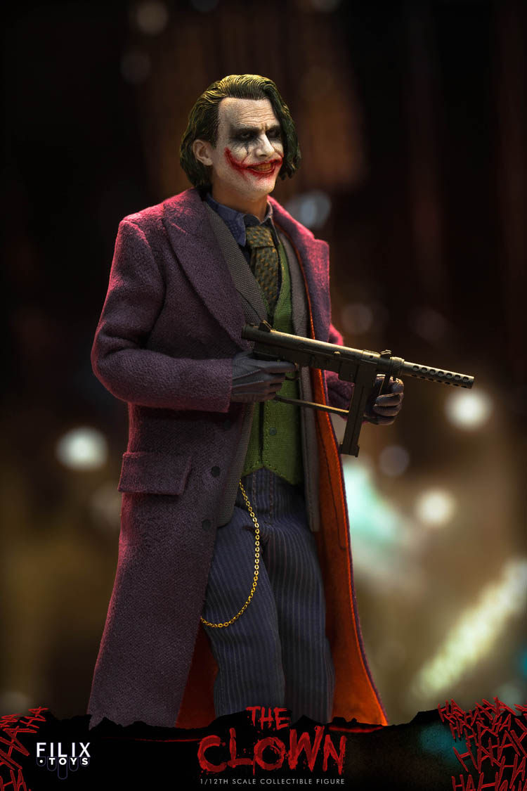 New FILIX TOYS FX004 1/12 Joker Heath Ledger 6