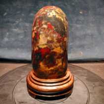 Guilin Chicken Blood Jade Pure Natural Strange Stone Color Desktop Decoration Ornament Raw Stone Collection Gift Living Room Entrance