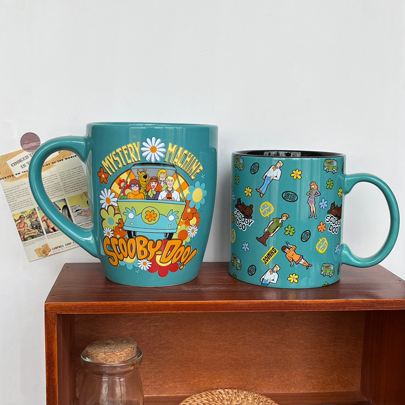 Scooby-Doo Great Dane American Animated Ceramic Mug Water Cup Coffee Cup Large Capacity Scooby-Doo Great Dane American Animated Ceramic Mug Water Cup Coffee Cup Large Capacity