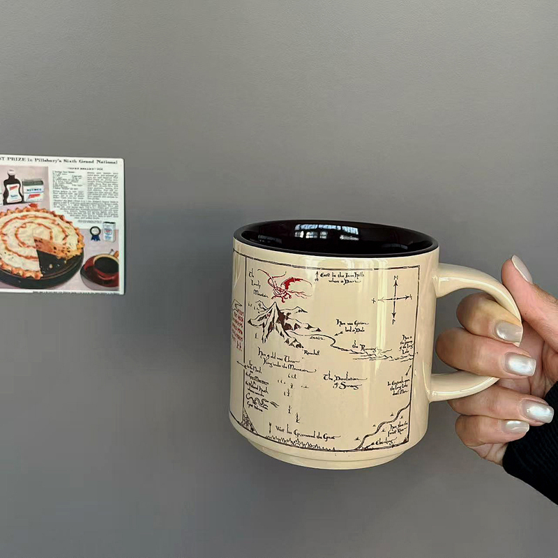 The Lord of the Rings the Hobbit the Unexpected Journey Map Ceramic Mug Water Cup Coffee Cup Microwaveable The Lord of the Rings the Hobbit the Unexpected Journey Map Ceramic Mug Water Cup Coffee Cup Microwaveable