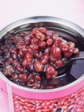 Mingzhong Red Bean Connied 900G Бесплатная кухня для сахарной воды Dessert Tea Shop Специальное сырье для танков Mingzhong для коммерческого использования
