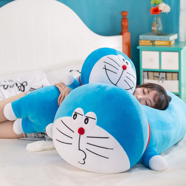 Healing Doraemon Doraemon Doll Ding Dong Cat Doll Plush Big Rag Doll Girls Bed Sleeping Pillow ຂອງຂວັນ