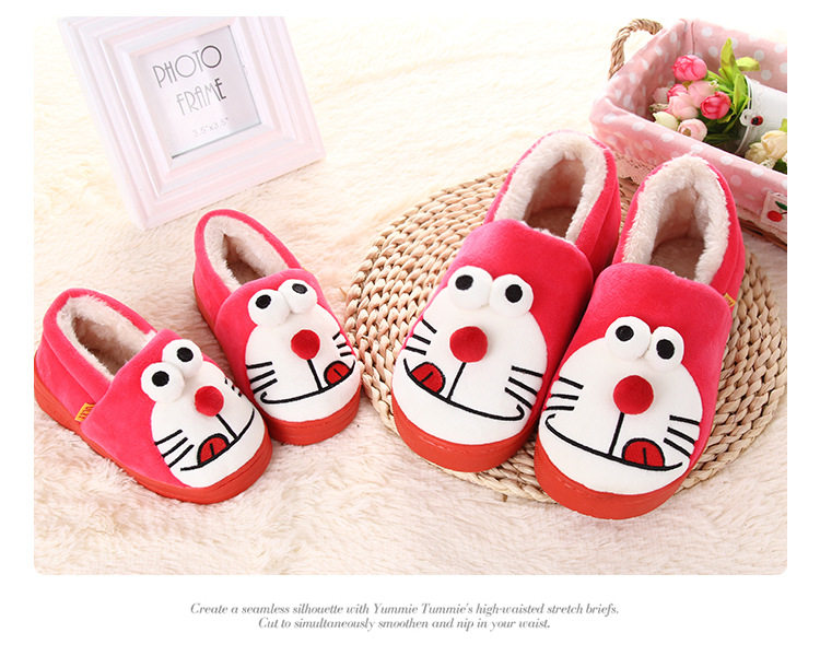 Pantoufles enfants en suède pour hiver - semelle coton - Ref 1010628 Image 31