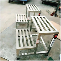 Customized GMP workshop 304 stainless steel pedal stairway step staircase step elevator safety step staircase stool