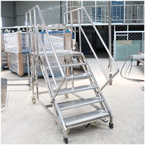 Dalian Hufeng customized 304 stainless steel mobile workplace staircase staircase staircase climbing industry climbing