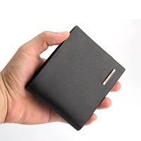 Ví ngắn nam thanh niên thời trang ví siêu mỏng Phiên bản Hàn Quốc của gói ví chéo sinh viên dọc ví cầm tay nam lv
