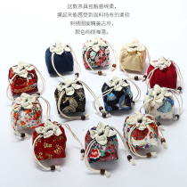 Thickened master cup cloth bag tea cup single cup travel tea set portable storage bag jewelry play packaging bag double layer