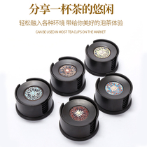 Electric Wood Tea Cup Cushion Totea Cushion Tea Tojing Thai Blue Heat Insulation Mat Day Style Small Bowl Cushion Utilita Tea Accessories tea Herbal Tea Accessories