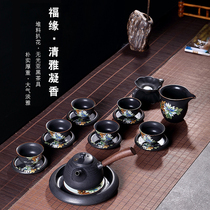 Jackie Chan Kung fu tea suit Home Living room Office high-end gift box Large number side to make teapot pot bearing tea cup