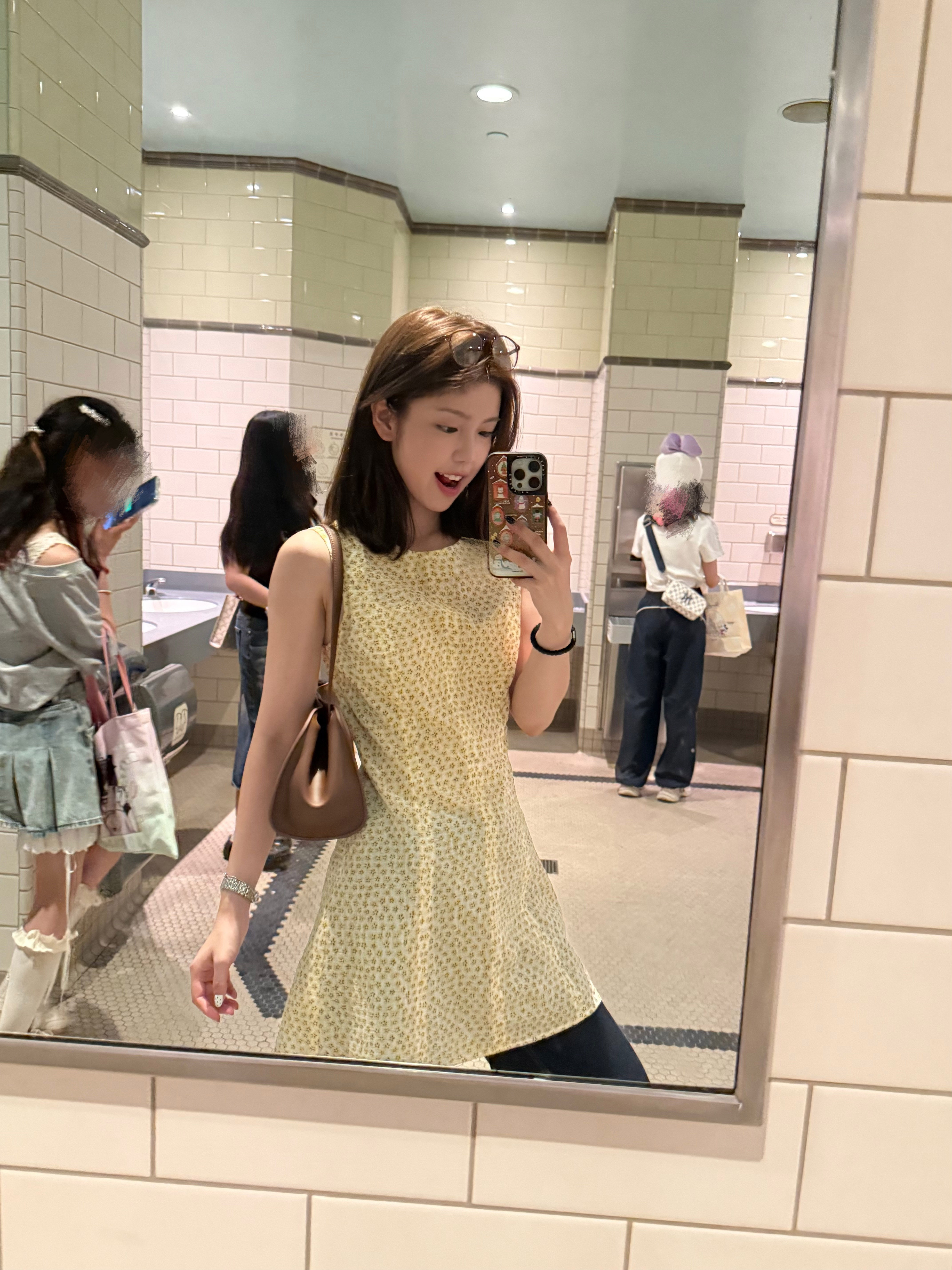 Tuuuh летнее платье-сарафан без рукавов с цветочным принтом в корейском стиле