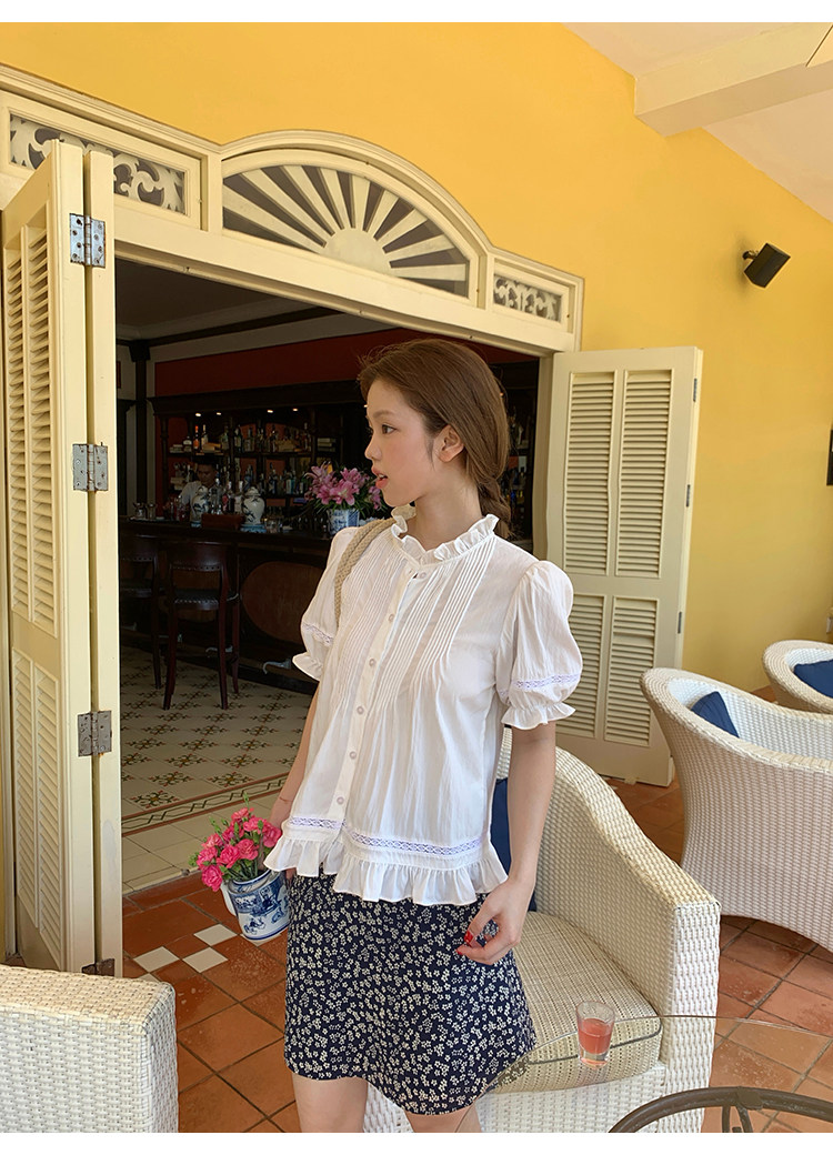 Tuuuh юбка полусолнце женская летняя А-силуэт с цветочным принтом средней посадки