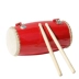 Nhạc cụ mới kho báu 12 cm da trâu trống 12 cm trung tâm trẻ em trống với gậy gỗ cao 28CM - Nhạc cụ dân tộc