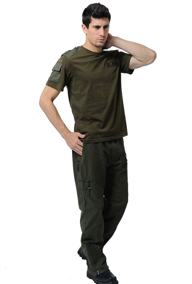 Junye ngoài trời fan hâm mộ đội quân ngụy trang bình thường lĩnh vực trang phục chàng trai khó khăn - Những người đam mê quân sự hàng may mặc / sản phẩm quạt quân đội giày cao cổ quân đội