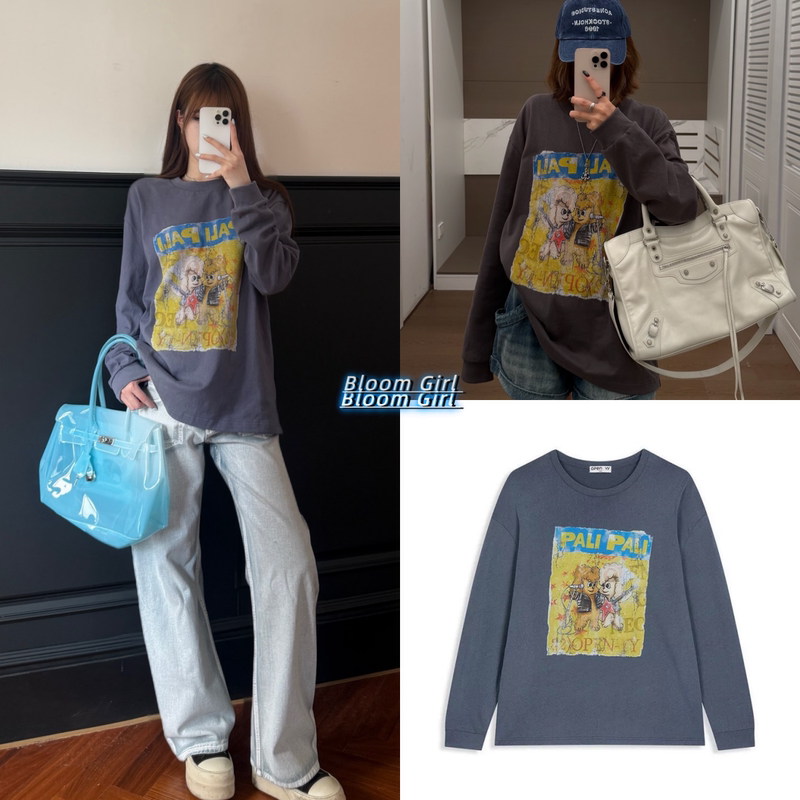 Domestic Brand Open Yy 26 Early Autumn New Fashion Casual Pet Club Rock Long-Sleeve Top Domestic Brand Open Yy 26 Early Autumn New Fashion Casual Pet Club Rock Long-Sleeve Top