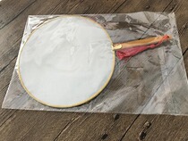 Jin Lingsu embroidery Su embroidery DIY blank silk fan fan fan can be drawn and embroidered