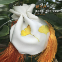 Su embroidery sachet diy men ginkgo leaf bag 0 basic beginner material pack a spot