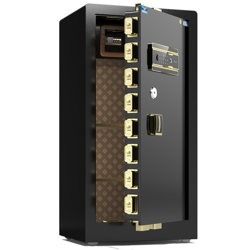 (Brand direct sales) Tiger brand safe home office large 18m single door fingerprint password single door into the wall anti-theft safe