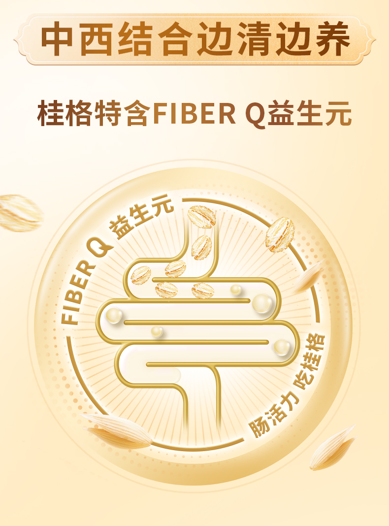 【中国直邮】QUAKER  桂格5红  混合即食麦片  以红养红   五重红润养  红出好气色 480g