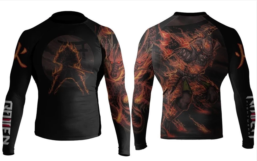 RAVEN Elements-Fire men and women with the same long sleeve tights
