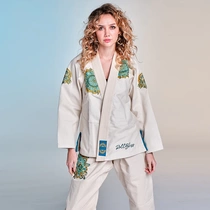 Rollbliss PAISLEY OFF BJJ GI Unbleached Linen Color Limited Edition Brazilian Jiu-Jitsu Gi