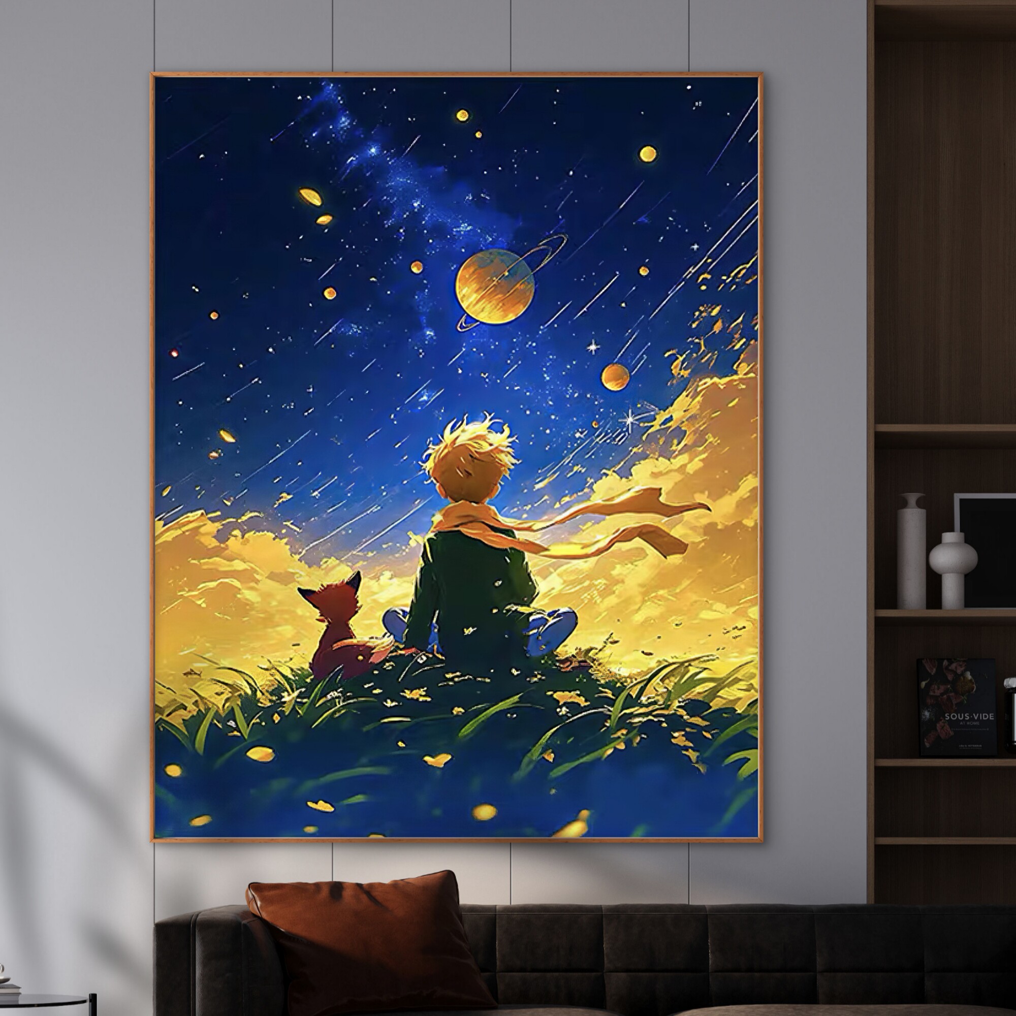 送给孩子的最佳礼物？小王子数字油画DIY，全家一起享受的艺术时光