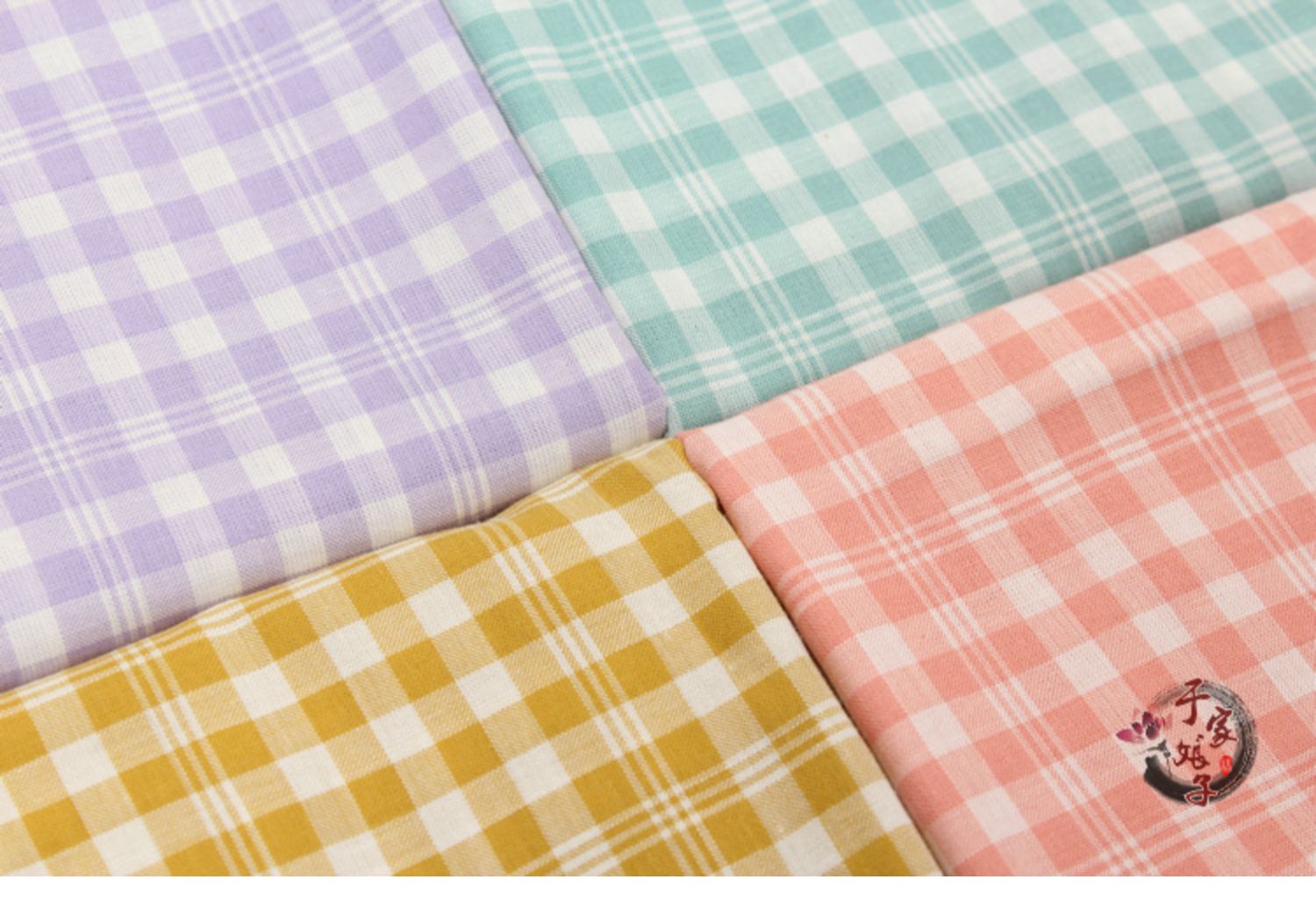 Vải cotton kẻ sọc tươi nhỏ thân thiện với mùa hè áo sơ mi thân thiện với quần áo - Vải vải tự làm vải lanh cotton