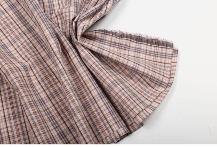 Vải kẻ sọc Hàn Quốc văn phong vải cotton mềm áo sơ mi vải nhà vải - Vải vải tự làm cotton lạnh