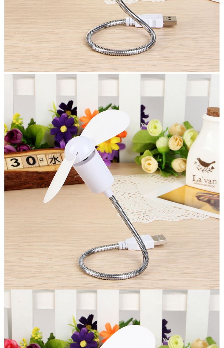 Quạt nhỏ USB Quạt điện mini hình con rắn có mang sạc kho báu máy tính xách tay quạt điện - USB Aaccessories dây sạc micro usb