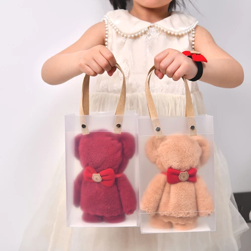 Полотенце для детского сада, с медвежатами, подарок на день рождения