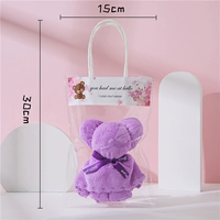 Сиреневый, с медвежатами