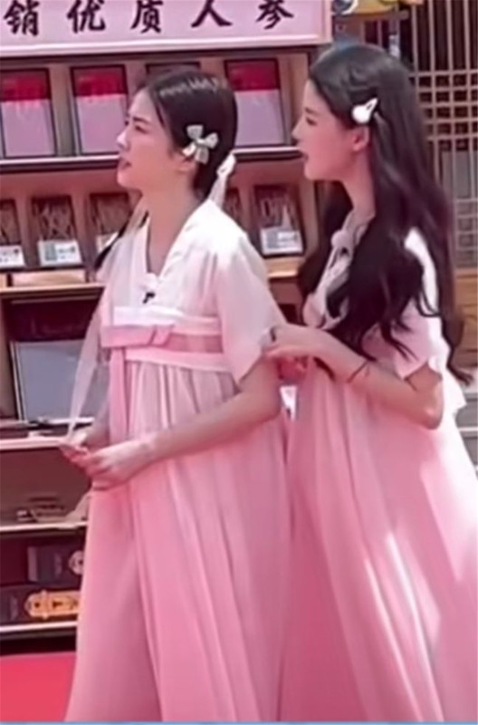 Run Brothers White Deer Sun Jenny Cute Korean Costume Pink Girl Ancient Costume Improved Han Dynasty Summer Princess