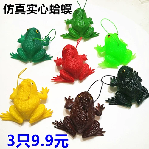 Реалистичная игрушка из мягкой резины, лягушка, паук, раннее развитие