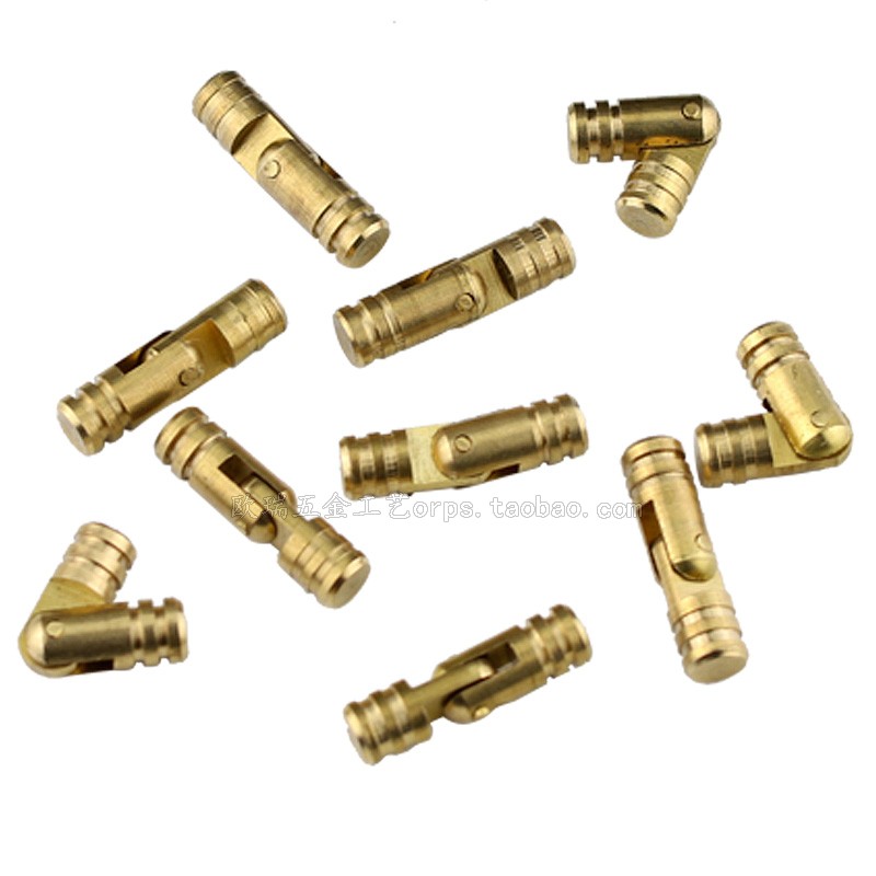 Diameter 4 5MM Cylindrical Hinge Gift Box Hardware Support Hinge Cylindrical Hinge Wooden Box Hinge Pure Copper Hinge