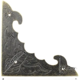 Сплав причудливый угол пакета 4 -края угловая наклейка DIY справа -ЗАГУЛИЙ ДЕРЕВНЯЯ КОРОКА ДЕКОРВАВИЙ УГОЛОВА