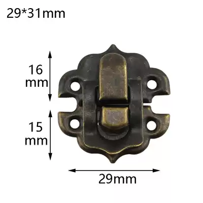 29*31MM packaging box accessories wooden box small buckle buckle HARDWARE iron buckle flower buckle box buckle box buckle