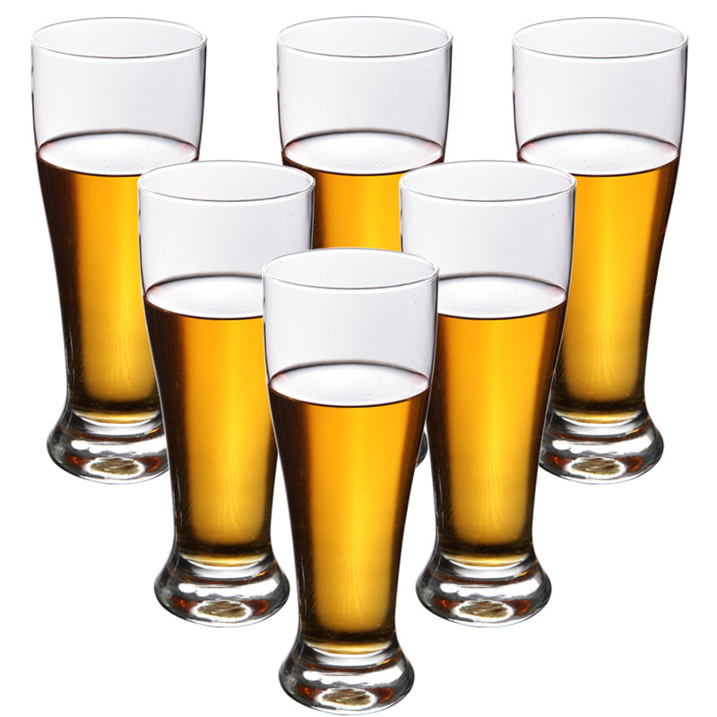 6 packs heat-resistant water mug wheat beer mug juice mug drink mug milk mug set KTV bar glass