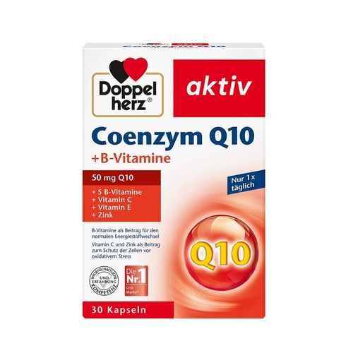 Spot Germany приобрела Doppelz Double -Hearted Coenzyme Q10 Soft Capsules 30 Оригинальный импорт