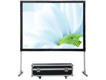 Jingke JK quick folding curtain 100-350 inch 16:9 rear projection soft screen projector projector curtain with aluminum box