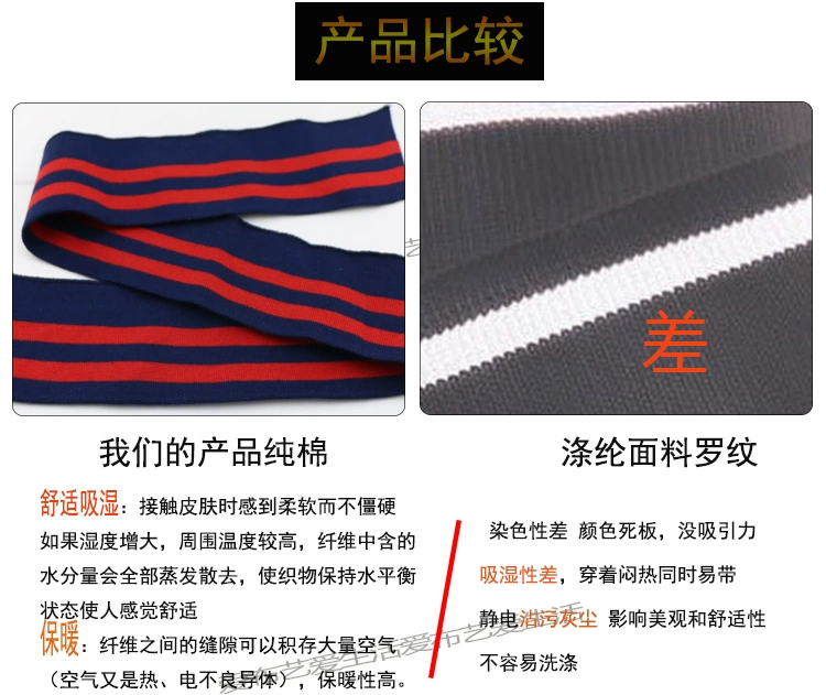 Summer dệt kim bông vải rìa chủ đề còng đàn hồi còng chủ đề hem cuff phế liệu vải - Vải vải tự làm vải hoa văn cổ điển