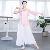 Chinese Wind Streaming Su Trumpeter Sleeve Classical Dance Exercises for Female Flutter Examinee to perform a uniform-based training of rhyming clothes