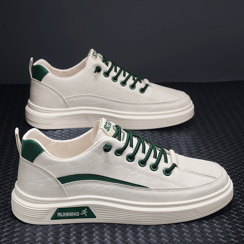 In the spring of 2023 new casual plate shoes trend men's shoes low - gang small white shoes men's leather student shoes