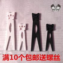 Photo studio late photo frame plastic dovetail bracket bracket photo trapezoid swing stand bracket