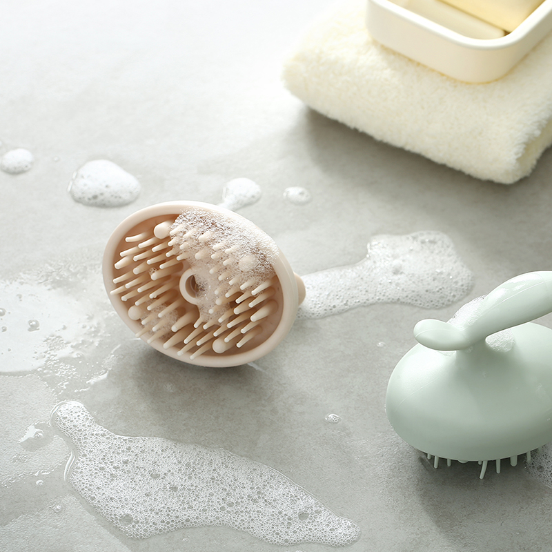 Japan FaSoLa Imports Not Hurt Hair one-piece Anti-Itch Removal Head Scale Wash Head Brush Massage Grip Delusions Hair Cleaner Hair Dresser