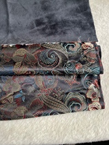 Brocade plus velvet width 90 cm stall brocade cloth antique satin fabric cheongsam DIY Tang suit half a meter price
