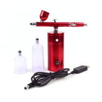 Mini portable rechargeable model air pump Military spray paint painting novice color airbrush painting air pump set