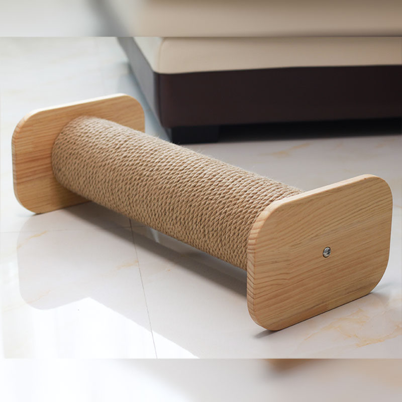 Chopin cat furniture level cat scratch pillar super thick sisal grab board climbing frame hemp rope homemade cat toy solid wood